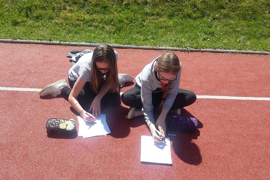 Sportplatz - Unterricht im Freien