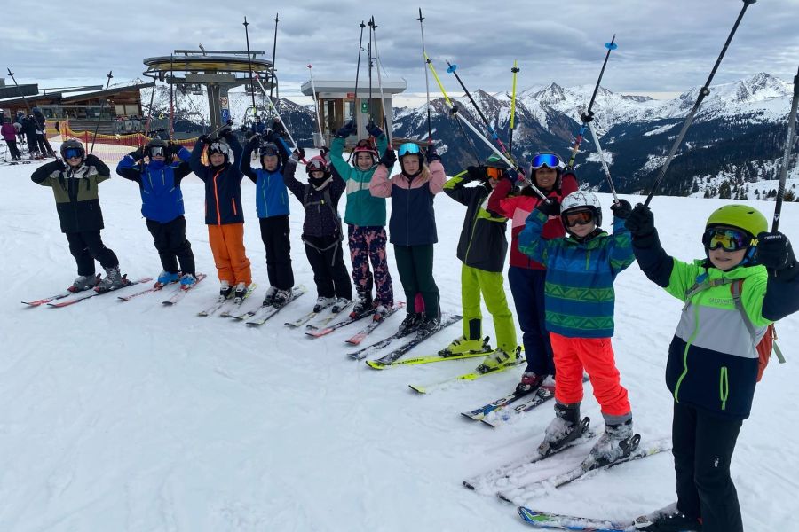 Schitage der Mittelschule Rottenmann auf der Riesneralm