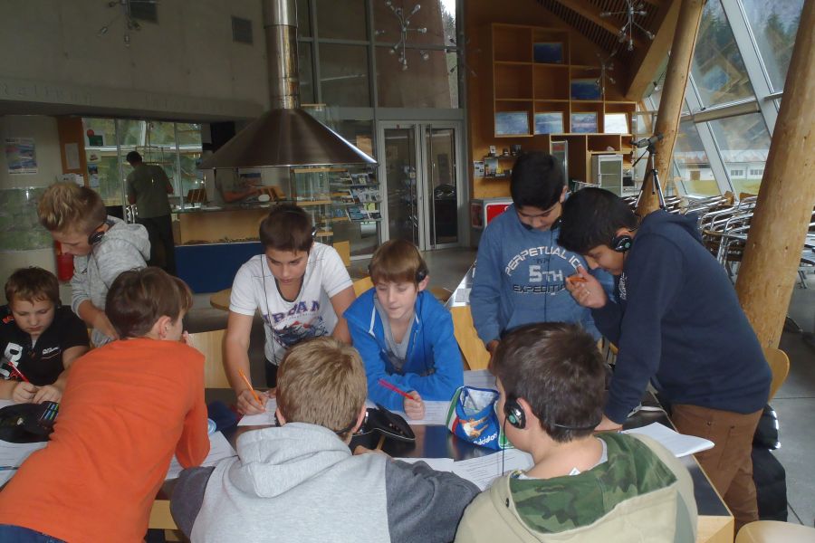 Rottenmanner Schüler im Nationalpark Gesäuse