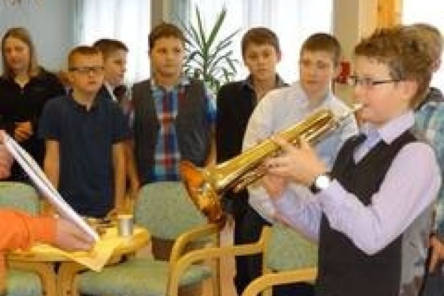 Adventfeier im Pflegeheim