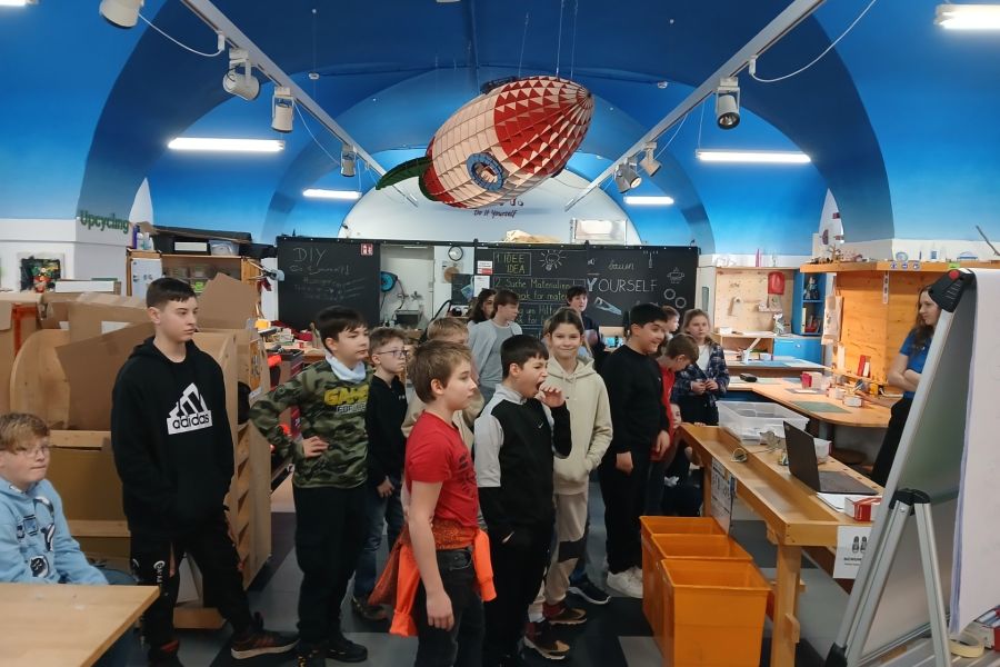 MINT-Gruppe im CoSA Graz